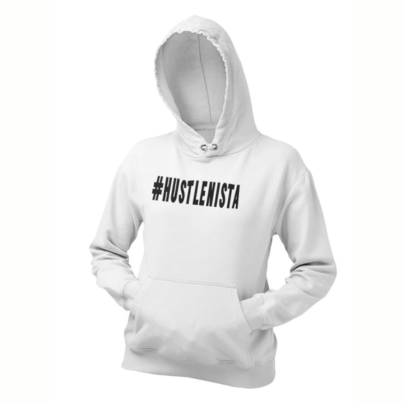 #HUSTLENISTA HOODIE - WHITE - Hoodie